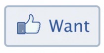 Facebook testa il pulsante Want