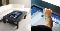 Coffee table touchscreen