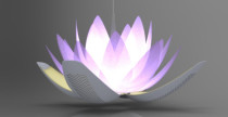 Lotus light che purifica l’aria