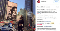 Bella Hadid e il meta-selfie